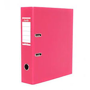 Bantex file lever arch a4 lam board 70mm rado pink