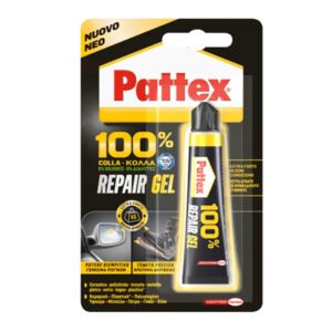 Pattex adhesive super glue gel 100% power 20g tube crd