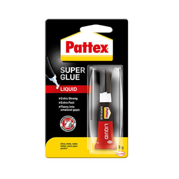 Pattex adhesive super glue 3g crd