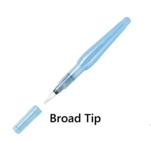 Pentel pen brush aquash water broad point