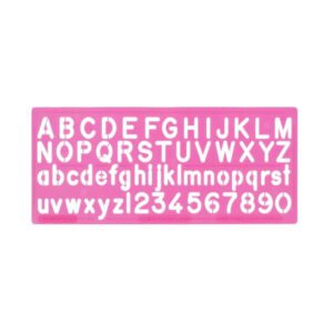 Penflex stencil lettering 30mm upper case