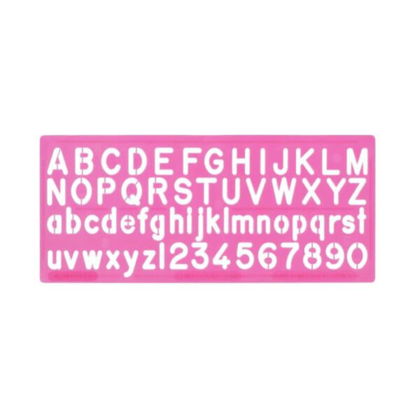 Penflex stencil lettering 30mm upper case