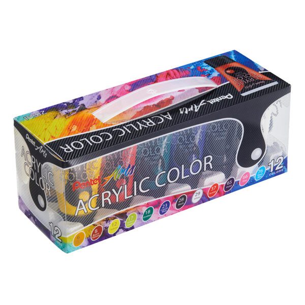 Pentel paint water colour tubes 5ml asst 12's