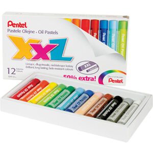Pentel pastels oil standard metallic 6's