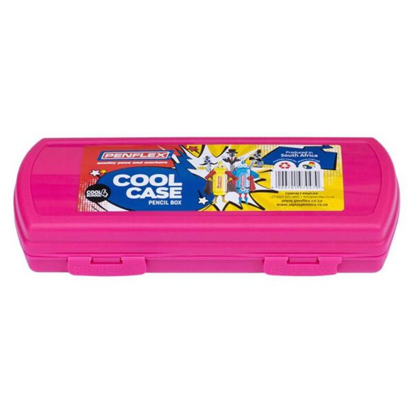 Penflex pencil-box cool case 22cm asst bright