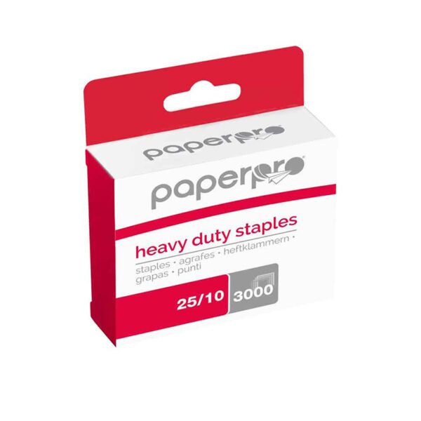 Paperpro staples hd 25/10 70sht 3000's