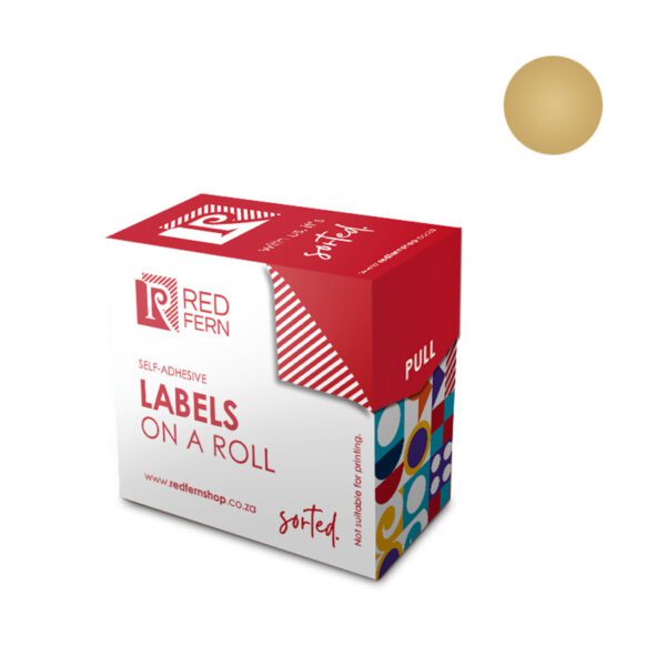 Redfern label colour box c10 redfern gold