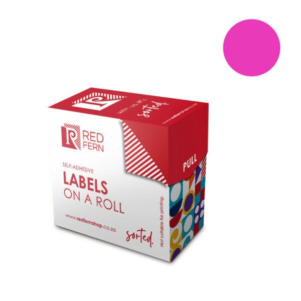 Redfern label colour box c13 redfern pink