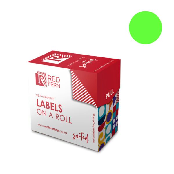 Redfern label colour box c13 redfern flu green