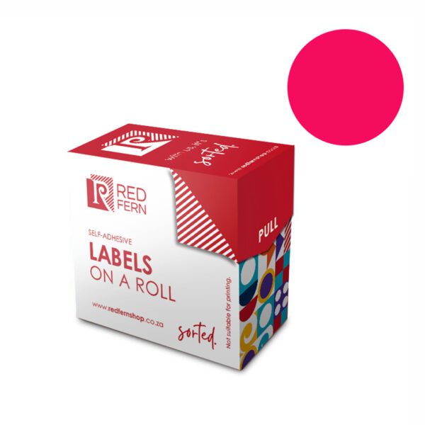 Redfern label colour box c13 redfern flu pink