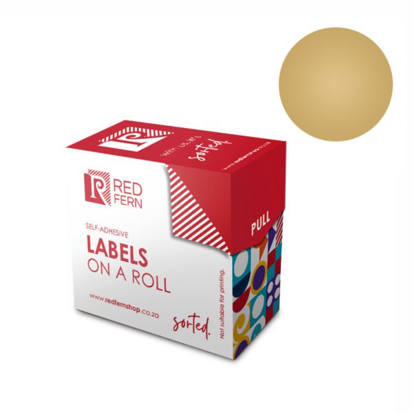 Redfern label colour box c19 redfern gold
