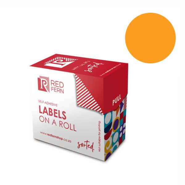 Redfern label colour box c19 redfern orange