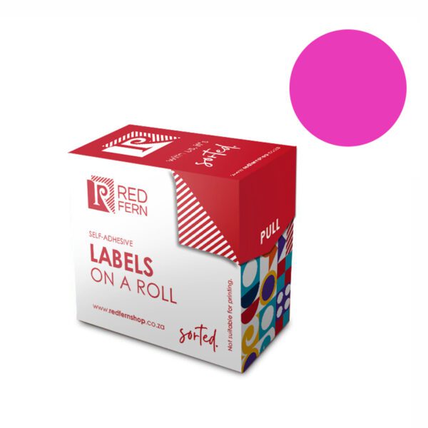 Redfern label colour box c19 redfern pink