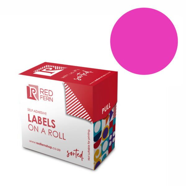 Redfern label colour box c25 redfern pink