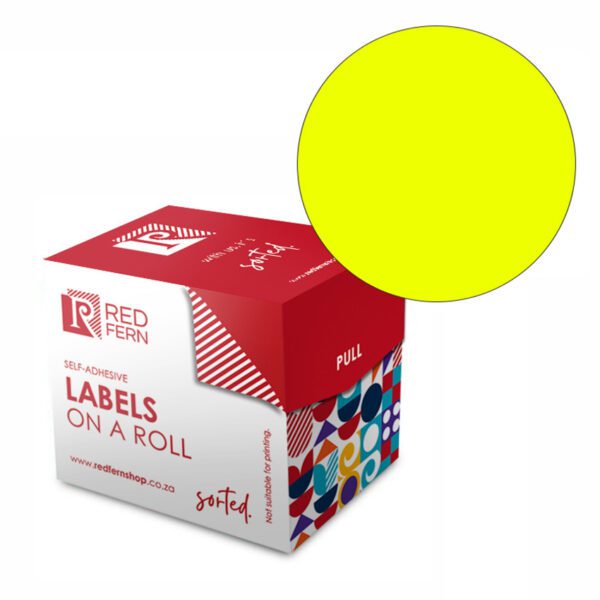 Redfern label colour box c32 redfern flu lime