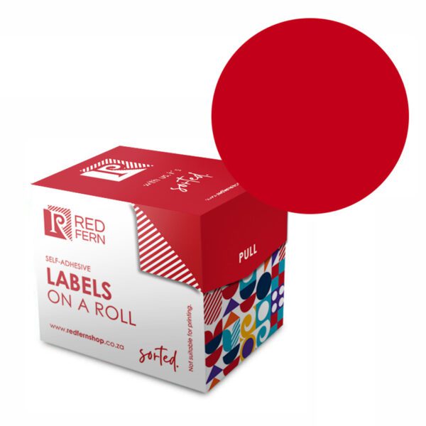 Redfern label colour box c32 redfern red