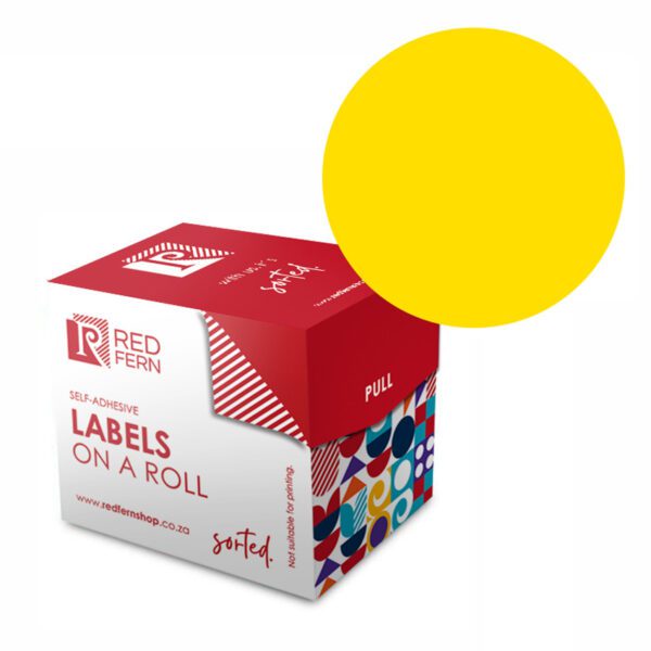 Redfern label colour box c32 redfern yellow