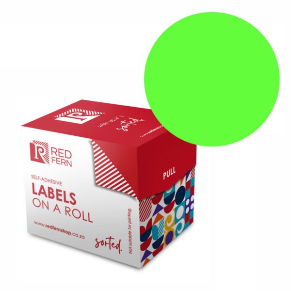 Redfern label colour box c32 redfern flu green