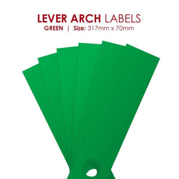 Redfern label lever arch redfern green 12's