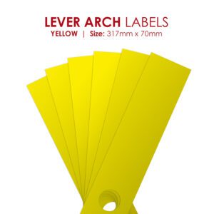 Redfern label lever arch redfern yellow 12's