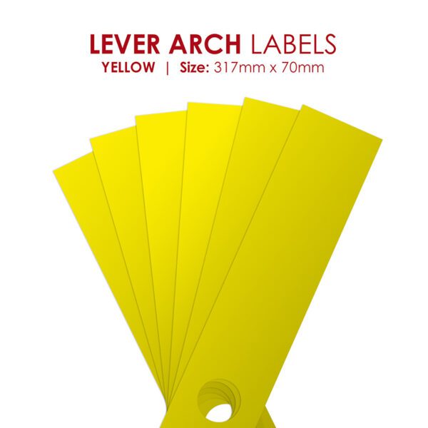 Redfern label lever arch redfern yellow 12's