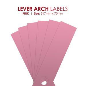 Redfern label lever arch redfern pink 12's