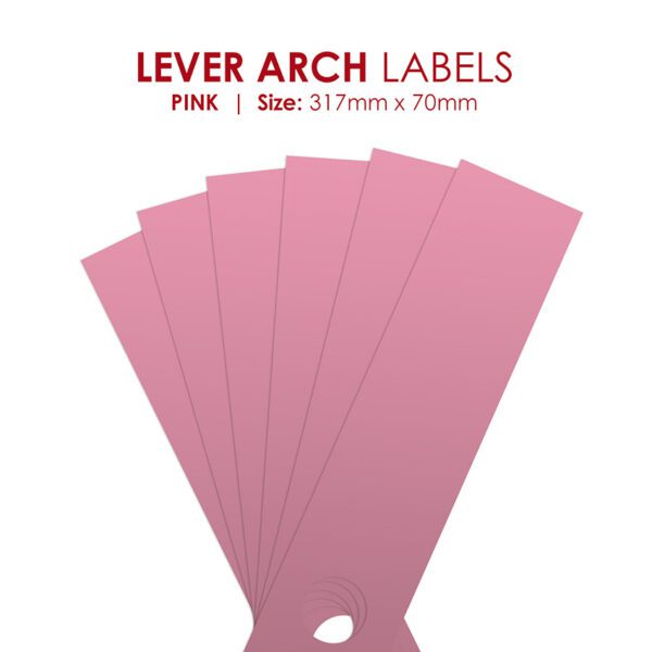 Redfern label lever arch redfern pink 12's