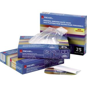Rexel shredder bag up to 225l 25's