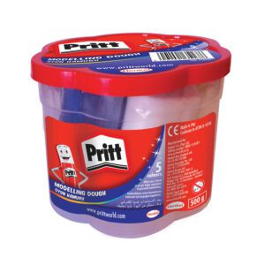 Pritt play dough pritt 500g tub 5 colour