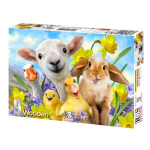 Rgs puzzle 09 piece farm friends
