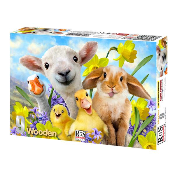Rgs puzzle 09 piece farm friends