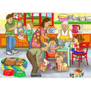 Rgs puzzle 24 piece my family