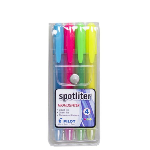 Pilot highlighter spotliter asst wlt 4