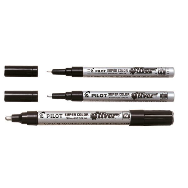 Pilot marker paint b super color silver