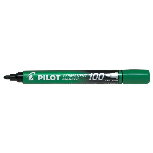 Pilot marker perm bullet f sc100 green