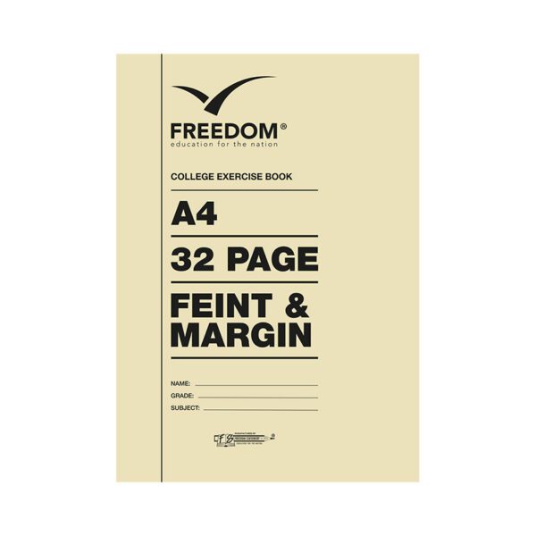 Freedom book college exercise a4 sc 32pg f/m