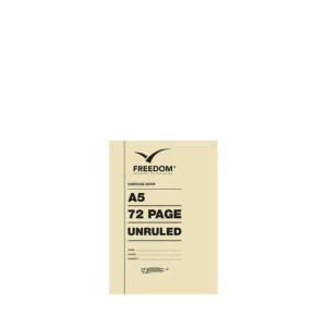 Freedom book exercise a5 sc 72pg unruled