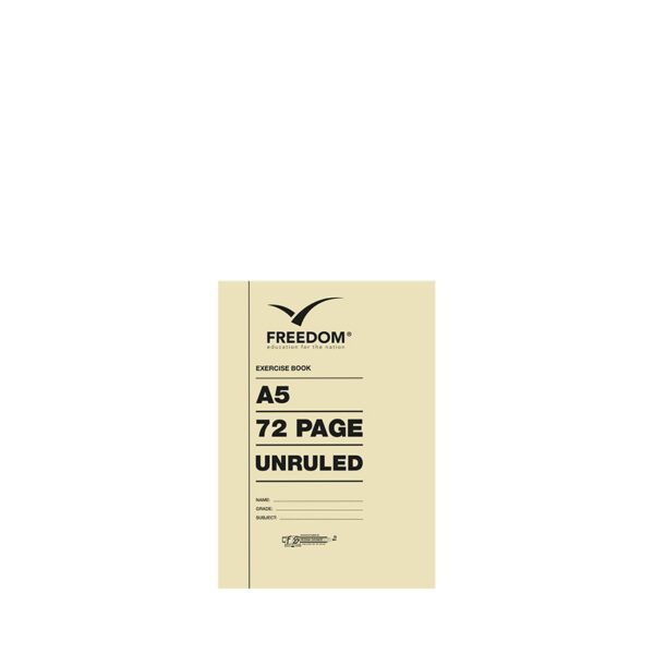 Freedom book exercise a5 sc 72pg unruled