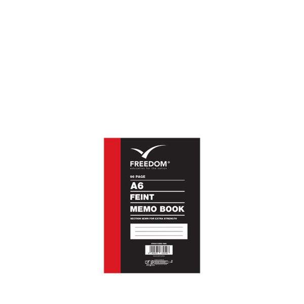 Freedom book memo a6 hc 96pg f/m