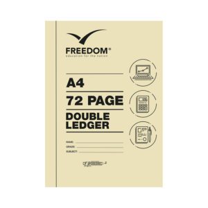 Freedom book account sc a4 72pg ledger