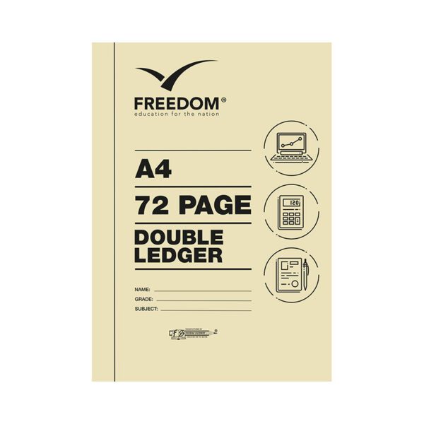 Freedom book account sc a4 72pg ledger