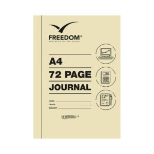 Freedom book account sc a4 72pg journal