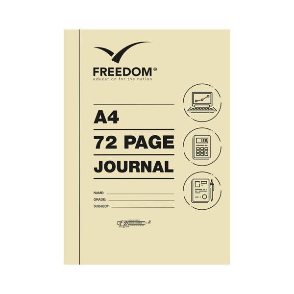 Freedom book account sc a4 72pg journal