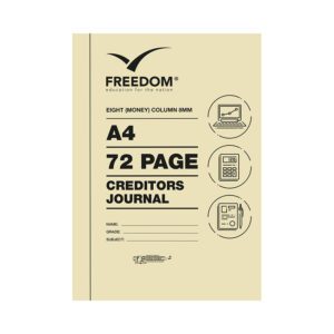 Freedom book account sc a4 72pg 8 column creditors