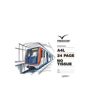 Freedom book artist drawing a4l 24pg no tissue