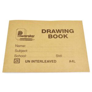 Powerstar book artist drawing a4l 24pg no tissue