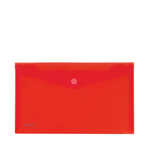 Marlin document envelope button a4 red