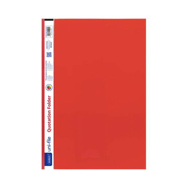 Marlin folder quotation pp a4 red