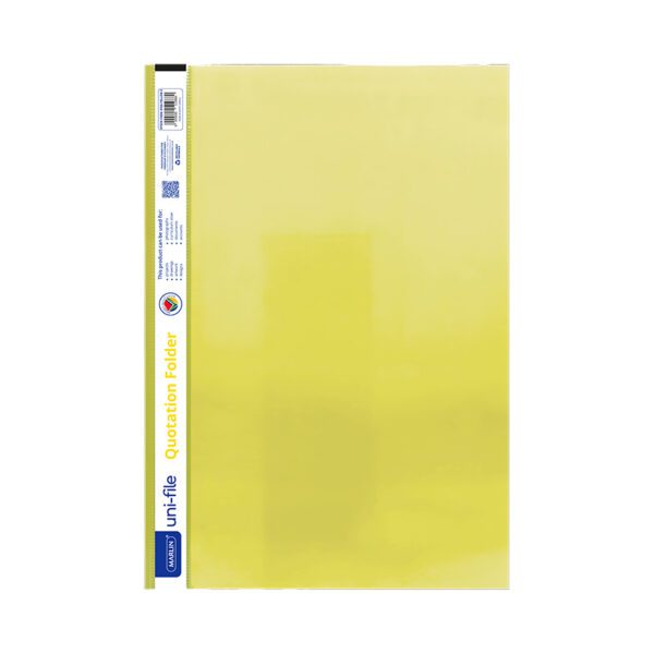 Marlin folder quotation pp a4 yellow