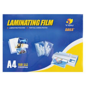 Yidu laminating pouch gloss a4 150mic 100's